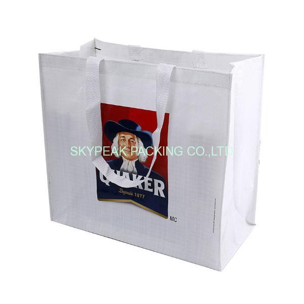 Anyaman Laminated Tote Kantong